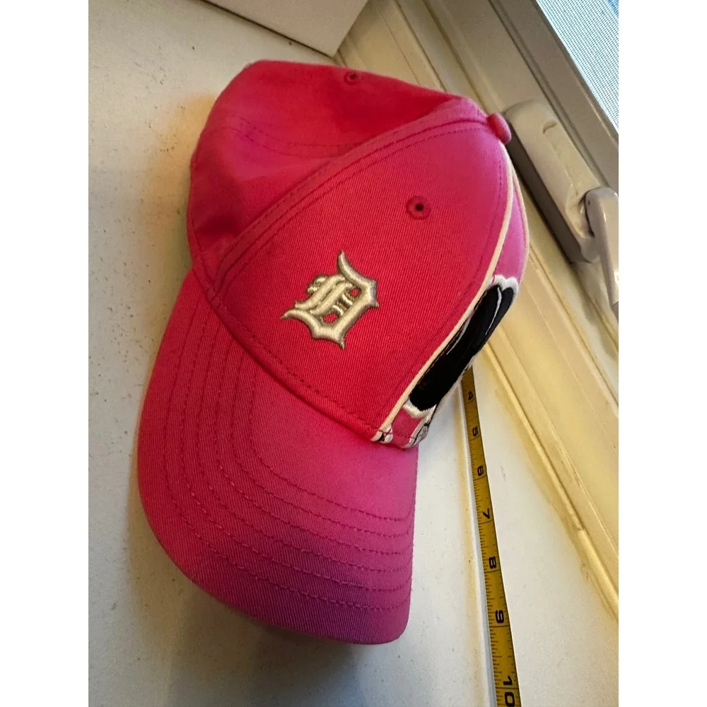 New Era 9FORTY Star Wars Princess Leia Detroit Tigers Pink Youth Hat Adjustable